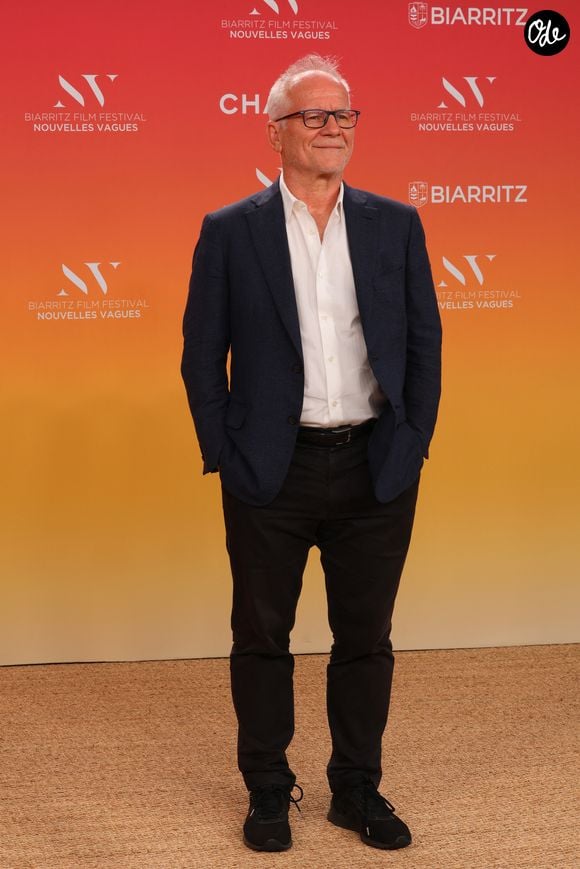 Thierry Frémaux (délégué général du Festival de Cannes, directeur de l'Institut Lumière) au théâtre La Gare du Midi à Biarritz dans le cadre du Biarritz Film Festival - Nouvelles Vagues le 25 juin 2026.

© Jean-Marc Lhomer / Bestimage