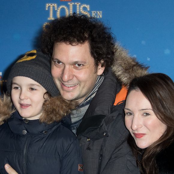 Le magicien Eric Antoine, sa femme Calista Sinclair-Antoine et leurs fils Ulysse et Raphaël - Avant-première du film "Tous en scène" au Grand Rex à Paris. Le 14 janvier 2017
© Cyril Moreau / Bestimage