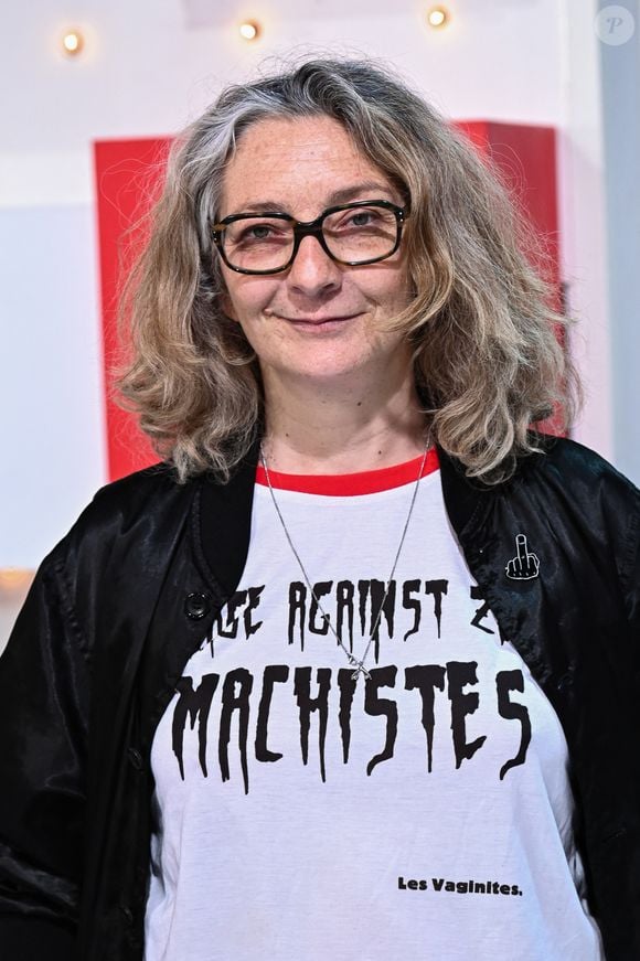 Exclusif - Corinne Masiero - Enregistrement de l'émission "Vivement dimanche" au studio Gabriel à Paris, le 17 avril 2024, présentée par M.Drucker, et diffusée le 28 avril 2024 sur France 3. © Guillaume Gaffiot / Bestimage