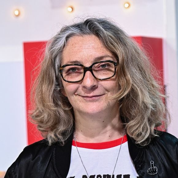 Exclusif - Corinne Masiero - Enregistrement de l'émission "Vivement dimanche" au studio Gabriel à Paris, le 17 avril 2024, présentée par M.Drucker, et diffusée le 28 avril 2024 sur France 3. © Guillaume Gaffiot / Bestimage