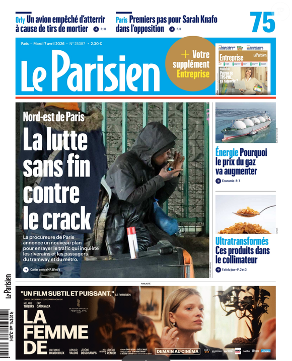 Couverture du Parisien du mardi 7 avril 2026