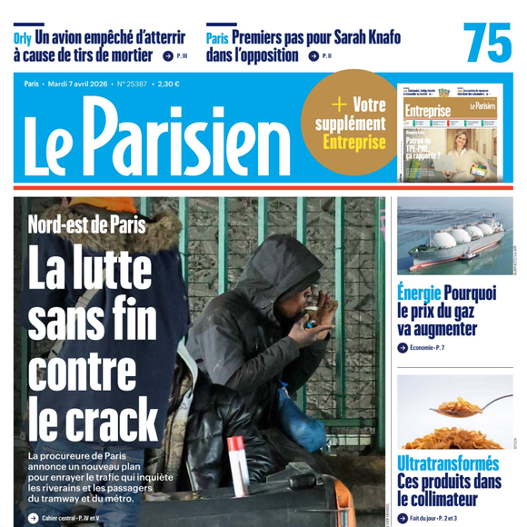 Couverture du Parisien du mardi 7 avril 2026