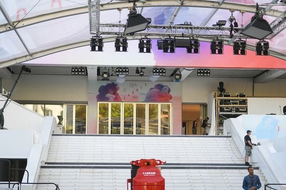 La ville de Cannes s'apprête à accueillir la 78ème édition de son festival international du film (13-24 mai 2025), le 11 mai 2025.