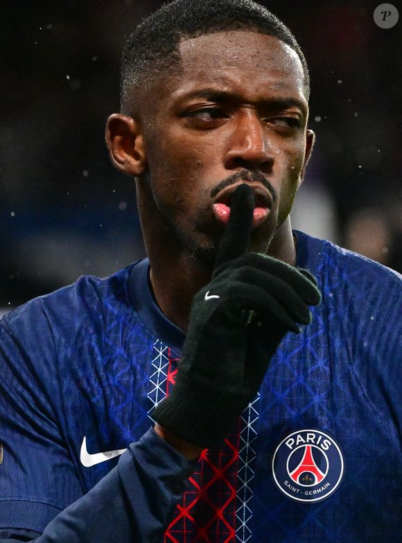Ousmane Dembelé lors du match de football Ligue 1 McDonald's opposant le Paris Saint-Germain (PSG) au Lille OSC (3-0) au Parc des Princes à Paris, France, le 16 janvier 2026. © Christian Liewig/Bestimage