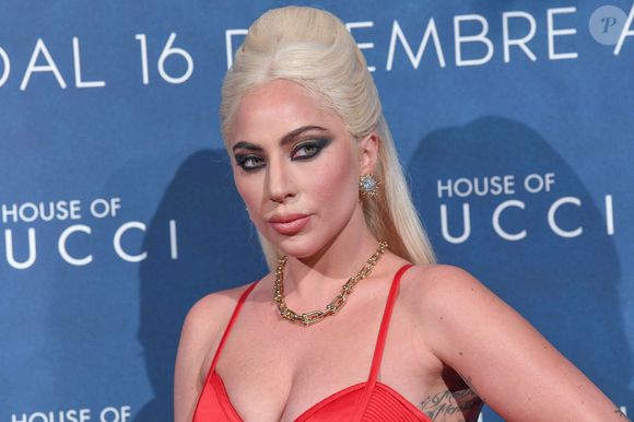 Lady Gaga à la première du film "House of Gucci" à Milan, le 13 novembre 2021.