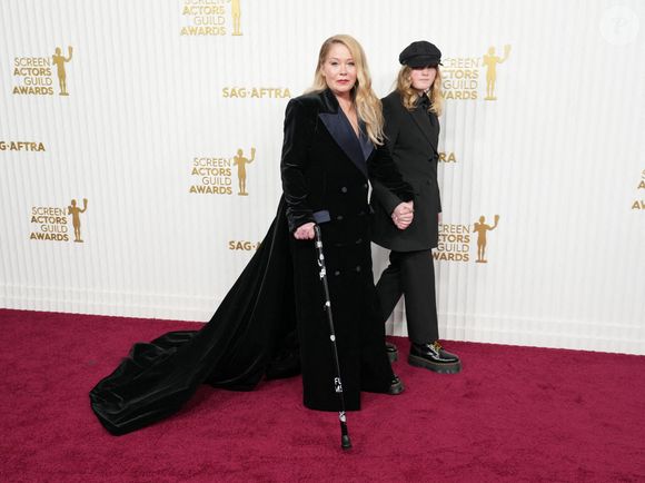 Christina Applegate et sa fille Sadie Grace LeNoble - 29e cérémonie des Screen Actors Guild Awards au Fairmont Century Plaza de Los Angeles. Le 26 février 2023. @ Sthanlee B. Mirador/SPUS/ABACAPRESS.COM