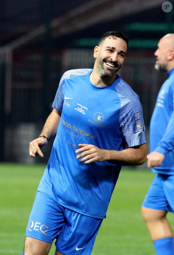 Adil Rami durant la première édition du " match des légendes " opposant l'équipe des Légendes le 30 octobre 2025. 
Photo par Dominique Jacovides / Bruno Bebert / Bestimage