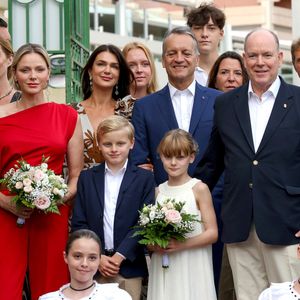 Traditionnel Pique Nique des Monégasques "U Cavagnetu" dans le Parc princesse Antoinette, en présence du prince Albert II de Monaco et de la princesse Charlene accompagnés par leurs enfants le prince Jacques de Monaco, marquis des Baux, et La princesse Gabriella de Monaco, comtesse de Carladès, à Monaco, le 7 septembre 2024. © Claudia Albuquerque/Bestimage