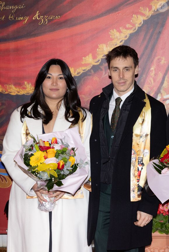 Son fils Louis Ducruet plus rayonnant que jamais était de la partie avec son épouse Marie qui a attiré tous les regards avec son allure. Une sortie remarquée pour le couple qui a accueilli son deuxième enfant : une petite Constance en décembre !

Louis et Marie Ducruet - Soirée de clôture du 47ème Festival International du Cirque de Monte-Carlo sous le chapiteau de Fontvieille à Monaco, le 21 janvier 2025. © Olivier Huitel / Pool Monaco / Bestimage