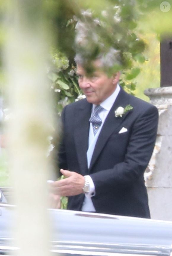 Mariage de Pippa Middleton et de James Matthews : Arrivée de Pippa Middleton, de son père Michael Middleton, sa soeur Catherine (Kate) Middleton, duchesse de Cambridge avec ses enfants le prince George et la princesse Charlotte  à l'église St Mark à Englefield le 20 mai 2017
©Agence / Bestimage
