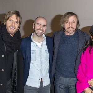 Philippe Lacheau, Julien Arruti, Pascal Demolon, Reem Kherici - Petit Bateau célèbre les 100 ans de la petite Culotte au Palais de Tokyo à Paris , le 6 février 2018. 

© Pierre Perusseau/Bestimage