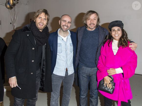 Philippe Lacheau, Julien Arruti, Pascal Demolon, Reem Kherici - Petit Bateau célèbre les 100 ans de la petite Culotte au Palais de Tokyo à Paris , le 6 février 2018. 

© Pierre Perusseau/Bestimage