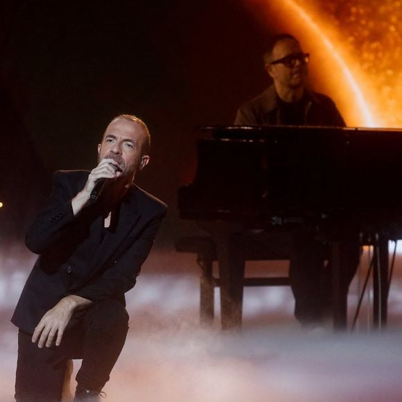 Enregistrement de l'émission "Les disques d'or de l'année" au Dôme de Paris, présentée par E.Gossuin et diffusée le 24 décembre à 21h10 sur M6
© Christophe Clovis / Bestimage