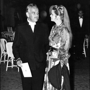 Le prince Rainier de Monaco et la princesse Grace au gala de la SPAM (photo d'archive non datée)
Bestimage