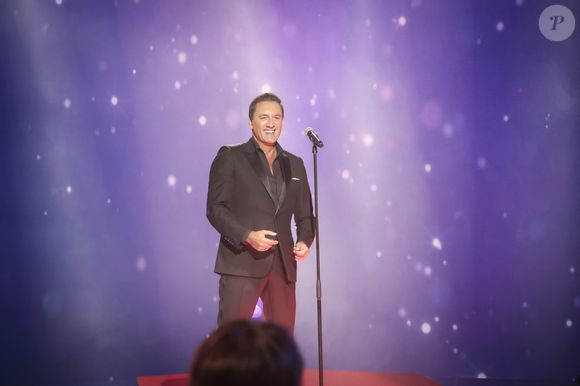 Exclusif - Dany Brillant, pour les surprises lors de l'enregistrement de l'émission "La Boîte à secrets", présentée par F.Bollaert et diffusée le 10 octobre 2025 sur France 3, dans les studios du Lendit à Saint-Denis, Seine Saint-Denis, France, le 22 septembre 2025. © Jack Tribeca/Bestimage