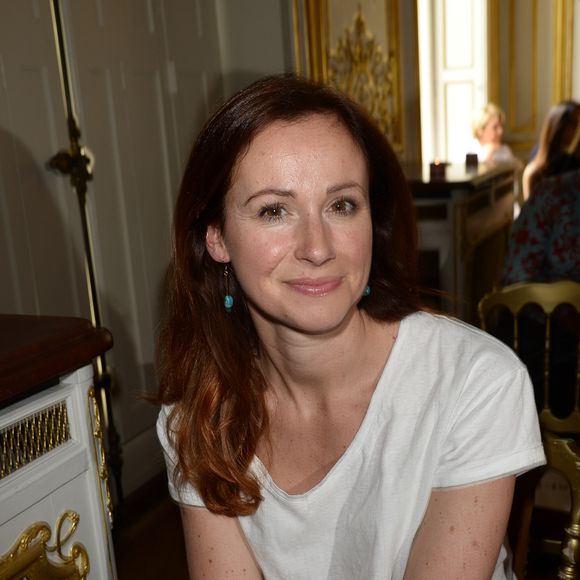 Sophie Ferjani à la conférence de presse de la Flamme Marie Claire à l'hôtel Marois dans les salons France-Amériques à Paris le 14 juin 2016. © Coadic Guirec / Bestimage