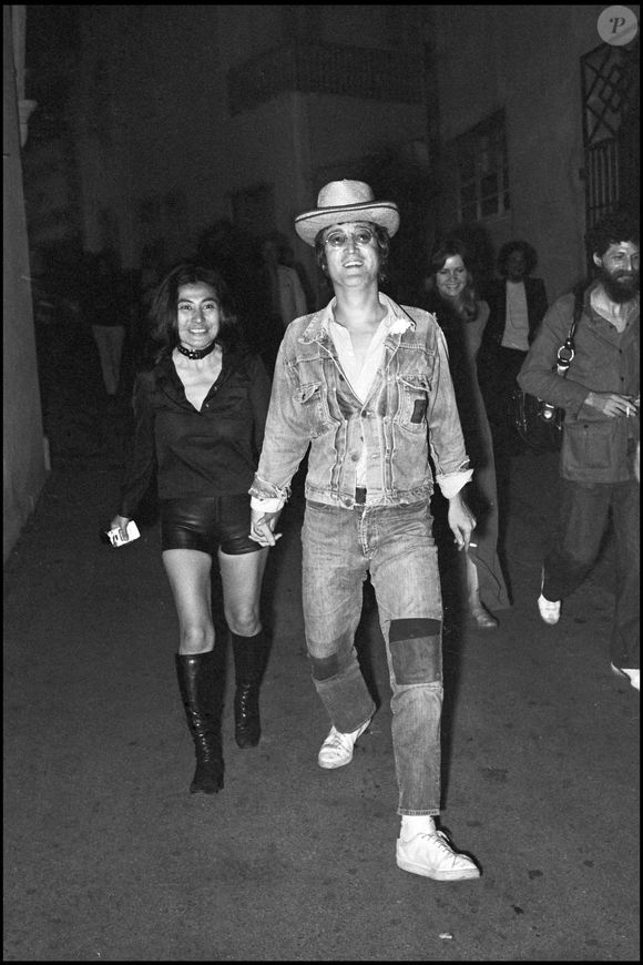 Yoko Ono et John Lennon à Cannes