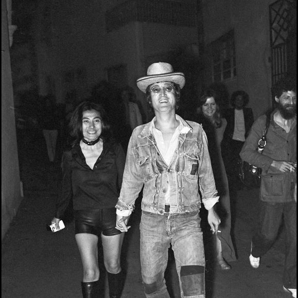 Yoko Ono et John Lennon à Cannes