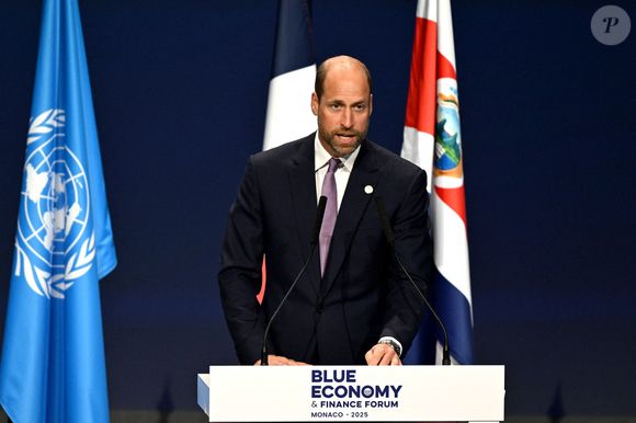 Le prince William, prince de Galles lors du forum Blue Economy and Finance à Monaco le 8 juin 2025.
© Bruno Bebert / Bestimage