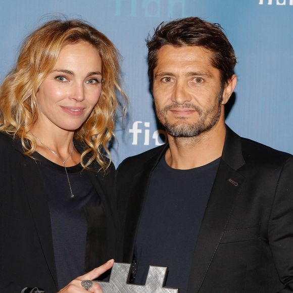 Exclusif - Bixente Lizarazu et sa compagne Claire Keim - Soirée annuelle de la FIDH (Fédération Internationale des ligues de Droits de l'Homme) à l'Hôtel de Ville à Paris, le 8 décembre 2014.