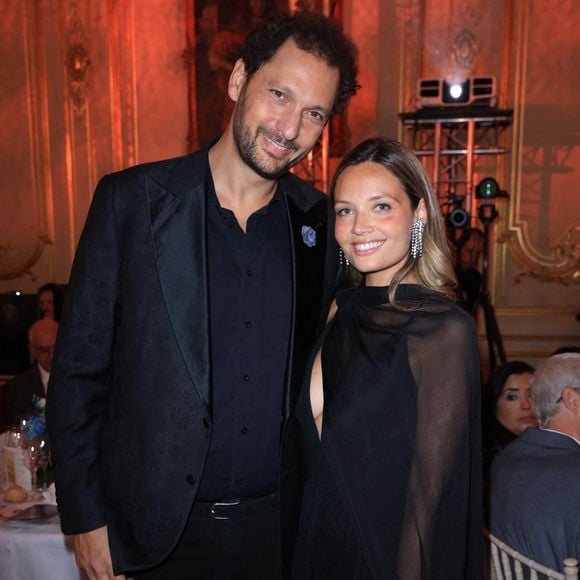 Eric Antoine et sa femme Gennifer Demey au dîner de gala Vaincre le Cancer 2025 à Paris, France, le 29 septembre 2025. Photo par Jerome Domine/ABACAPRESS.COM