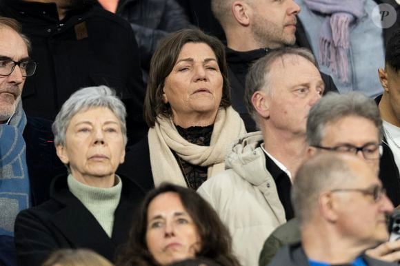 Véronique Rabiot - Célébrités dans les tribunes du quart de finale de la Ligue des Nations de l'UEFA 2025 "France - Croatie (2-0 / tab 5-4)" au Stade de France à Saint-Denis le 23 mars 2025. © Cyril Moreau/Bestimage
