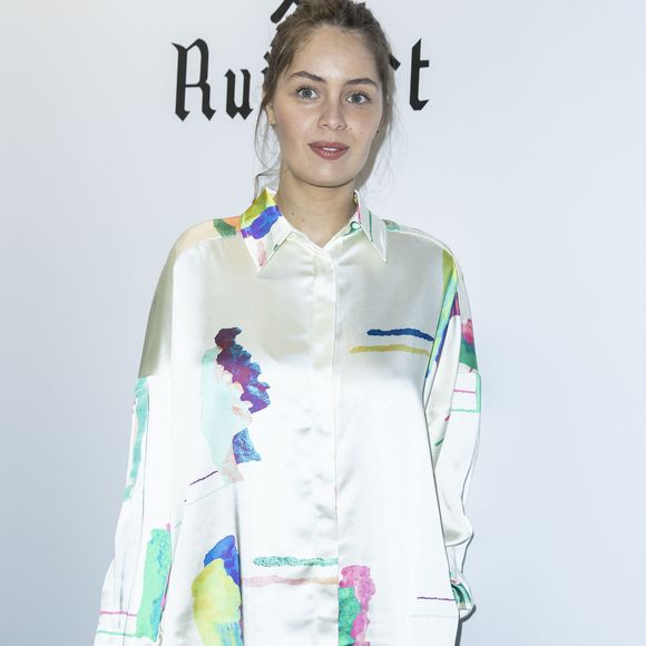 Marie-Ange Casta - Vernissage de l'artiste David Shrigley x La Maison Ruinart "Unconventional Bubbles" à l'Opera Bastille à Paris le 5 mars 2020. © Olivier Borde/Bestimage