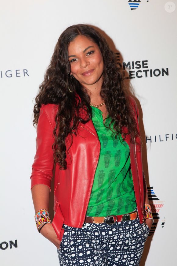 Yelena Noah assiste au lancement de la collection 'The Promise' au magasin phare Tommy Hilfiger des Champs-Elysées à Paris, France, le 26 avril 2012. Photo by ABACAPRESS.COM
