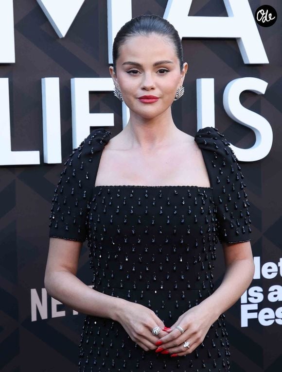 Selena Gomez lors de la première à Los Angeles du film Netflix "Marty, Life Is Short", à l'Egyptian Theatre à Hollywood, le 6 mai 2026.

© Bestimage