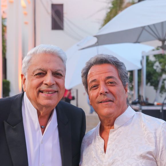 Exclusif - Enrico Macias et Chico - Backstage - Enregistrement de l'émission "La Fête de la chanson à l'Orientale" à l'hôtel Fairmont de Tanger au Maroc, diffusée le 22 novembre sur France 3
© Philippe Doignon / Bestimage