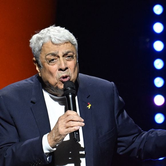 Enrico Macias lors de la soirée hommage "7 octobre - 2 ans après" en mémoire des victimes du 7 octobre et en soutien aux otages du Hamas à la salle Pleyel à Paris le 5 octobre 2025.
Photo par Lionel Urman / Bestimage