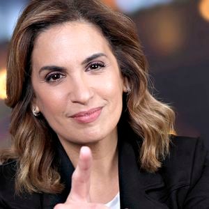 Exclusif - Portrait de Sonia Mabrouk lors de l'enregistrement de l'émission "Chez Jordan de Luxe" à Paris. Le 16 octobre 2024
© Cédric Perrin / Bestimage