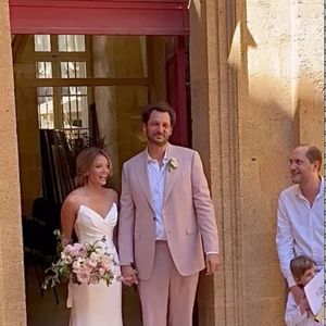 Exclusif- Mariage d'Eric Antoine et Gennifer Demey à Aix-en-Provence le 30 août 2025. © Agence / Bestimage