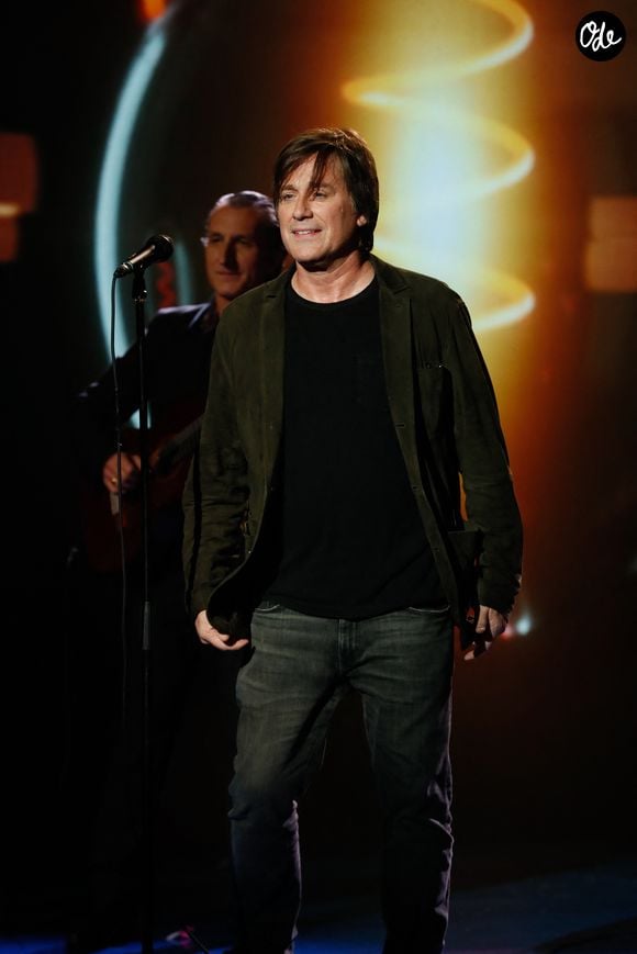 Thomas Dutronc - Enregistrement de l'émission "La Boîte à Secrets N°20" dans les studios de la Cité du Cinéma à Saint-Denis, présentée par F.Bollaert et diffusée le 10 janvier sur France 3.

© Christophe Clovis / Bestimage