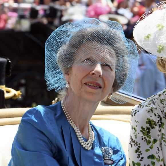 La princesse Anne, - Les royautés assistent à la course hippique Royal Ascot (Jour 3), le 19 juin 2025. (GOFF INF / BESTIMAGE).