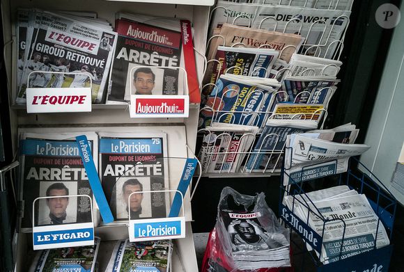 Cette Photo montre le Journal Le Parisien avec Xavier Dupont de Ligonnes le 12 octobre 2019 à Paris. Photo by ELIOT BLONDET/ABACAPRESS.COM