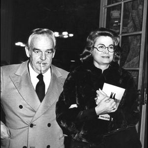 Le prince Rainier et sa femme la princesse Grace de Monaco BERTRAND RINDOFF PETROFF / BESTIMAGE