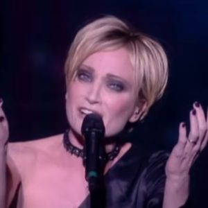 Patricia Kaas défendant les couleurs de la France au Concours Eurovision de la chanson 2009, à Moscou. 

(Capture d'écran - YouTube)