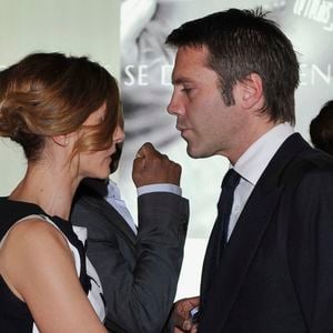 La Princesse Clotilde de Savoie (Clotilde Courau) et le Prince Emmanuel Philibert de Savoie - 50 eme Edition du MipTV a Cannes le 8 avril 2013. JUNIOR / BESTIMAGE