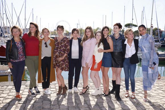 Sylvie Flepp, Anne Decis, Elodie Varlet, Léa François, Cécilia Hornus, , Lola Marois, Marie Mallia, Eleonore Sarrazin, Marie Réache, , Caroline Riou, Horya Benabet PLUS BELLE LA VIE 
Le festival de fiction TV de La Rochelle samedi 17 septembre 2022. © Christophe Aubert via Bestimage