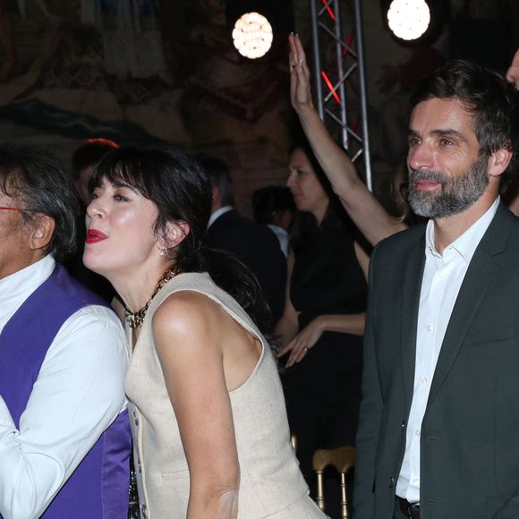 Laurent Voulzy, Nolwenn Leroy et son compagnon Arnaud Clément dansent sur la musique des Beatles lors du dîner de Gala "Vaincre le cancer" au profit de la lutte contre les cancers dans les salons du Cercle de l'Union Interalliée à Paris le 17 Novembre 2024.

© Bertrand Rindoff / Bestimage