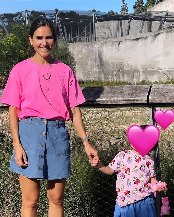 Joyce Jonathan et sa fille sur une photo partagée le 2 novembre 2023.