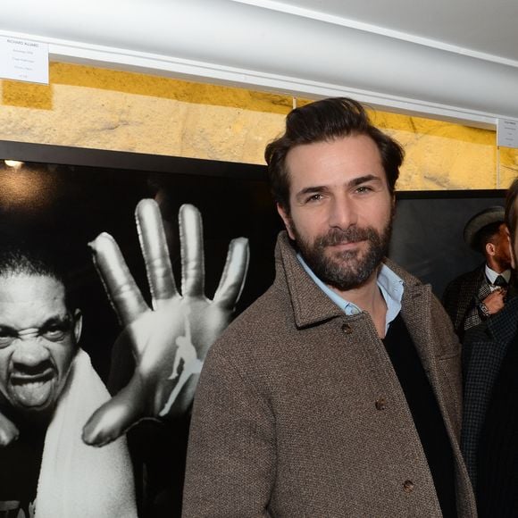 Exclusif - Grégory Fitoussi et son frère Mikael Fitoussi - Vernissage privé de l'exposition "JoeyStarr Punk Funk Hero" à la galerie Artcube à Paris, France, le 1 décembre 2016. Exposition du 2 au 11 décembre 2016. © Rachid Bellak/Bestimage (No Web No Blog pour la Belgique et la Suisse)