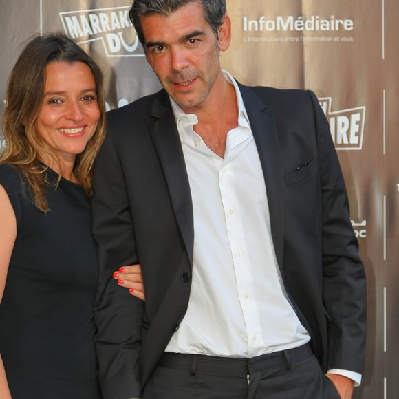 Xavier de Moulins et sa femme Anais Bouton (directrice des programmes de Paris Premiere) - Ouverture du Festival Marrakech du Rire 2015. Le 13 juin 2015 à Marrakech