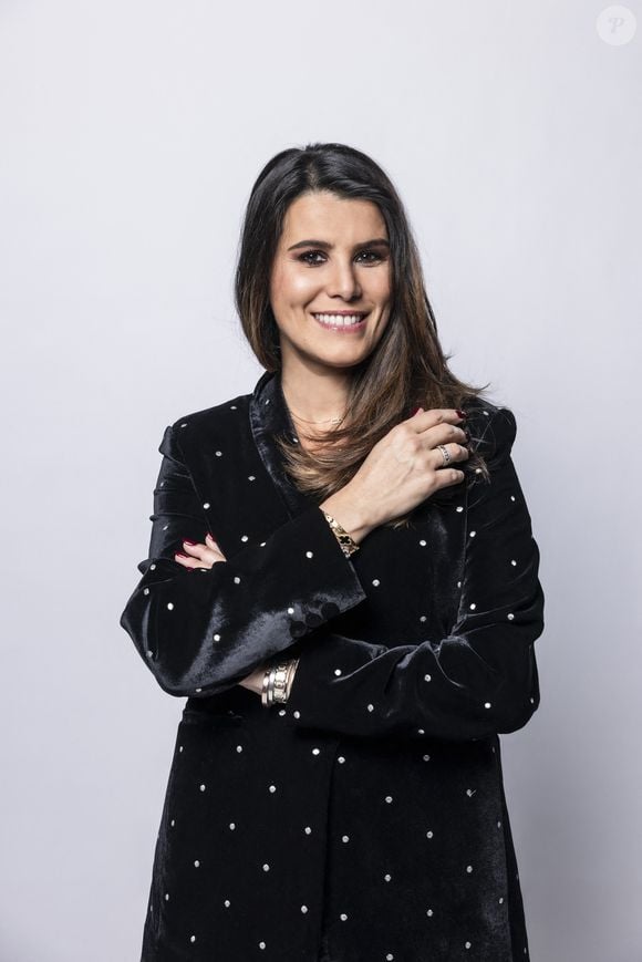 Exclusif - Karine Ferri - Studio - Enregistrement de l'émission "La chanson secrète", présentée par N.Aliagas et diffusée le 29 décembre sur TF1
© Guillaume Gaffiot-Cyril Moreau / Bestimage