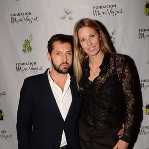 Exclusif - Frédéric Diefenthal et sa compagne - Dîner pour la fondation Marc Veyrat au restaurant Victoria à Paris, France, le 21 novembre 2017 © Rachid Bellak/Bestimage