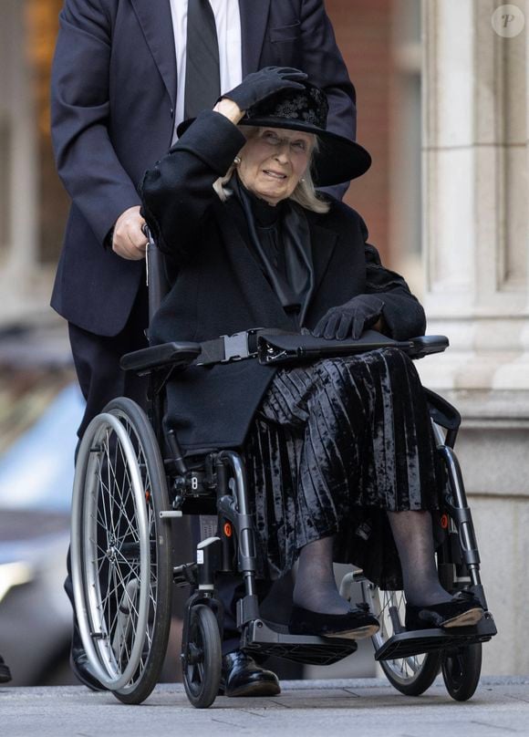 La princesse Alexandra de Luxembourg - Arrivée du cercueil de la duchesse de Kent en l'abbaye de Westminster à Londres le 15 septembre 2025 Dana Press / Bestimage