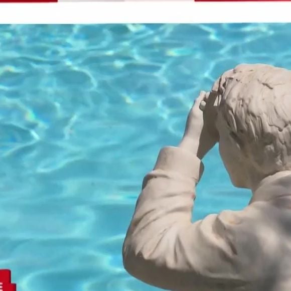 Michel Drucker dévoile des images de la maison de Mimie Mathy située à Vaison-la-Romaine dans l'émission Vivement dimanche le 9 février 2025 sur France 3.