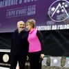 Gérard Jugnot, Marie-Anne Chazel durant l'hommage à Michel Blanc lors de la cérémonie d'ouverture de la 28ème édition du festival International du Film de Comédie à l'Alpe d'Huez le 13 janvier 2025.

© Dominique Jacovides / Bestimage