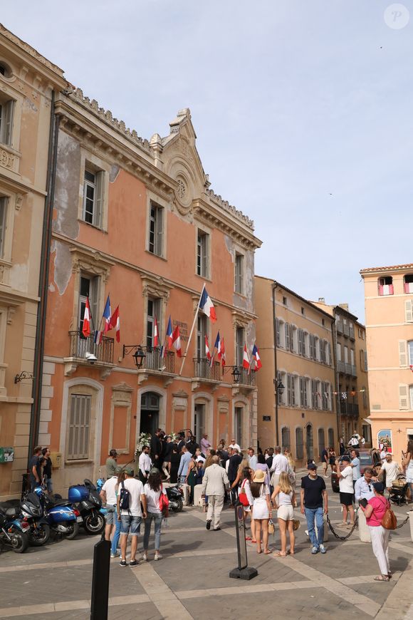 Mariage civil de Ralf Schumacher avec Etienne Bousquet-Cassagne à Saint-Tropez le 30 mai 2026. © Franz Chavaroche/Bestimage